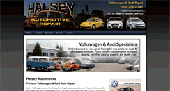 Desktop Screenshot of halseyautorepair.com